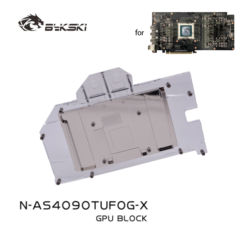 Rtx 4090 Water Block - Bykski GPU Waterblok voor ASUS ROG