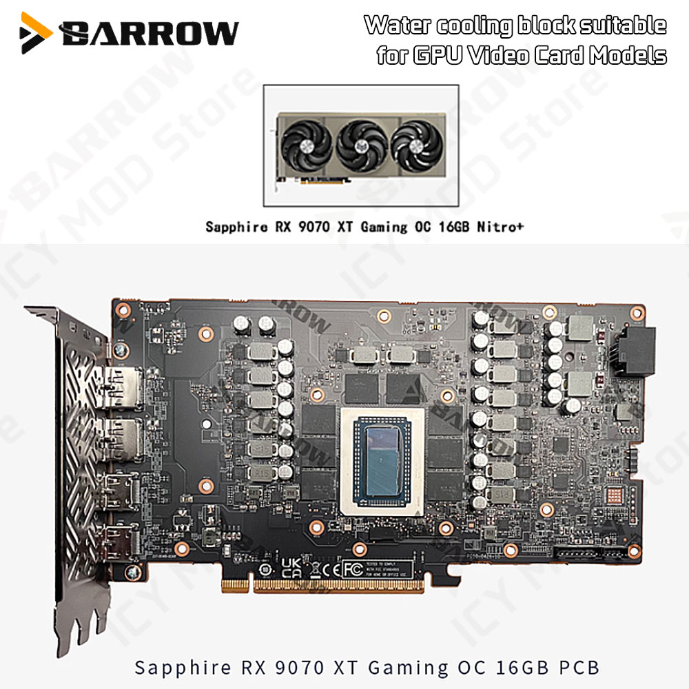 Barrow Grafische Kaart Waterko - Rx 9070 Xt recensie en prijs
