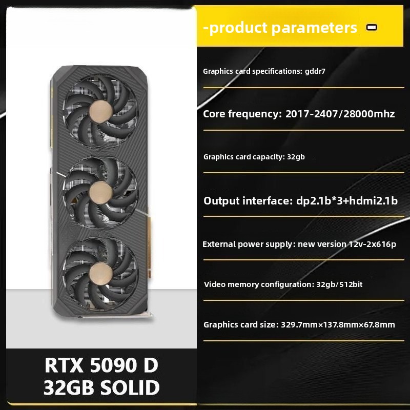RTX 5090 D 32GB AI-versnelde g - Rtx 5090 32Gb recensie en prijs